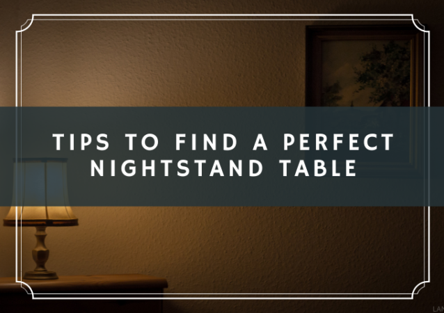 Perfect Nightstand Table